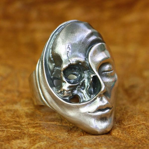 жизнь смерть небеса ад череп лица кольцо 925 sterling silver mens punk ring ta179 размер сша 7 ~ 15, Golden;silver
жизнь смерть небеса ад череп лица кольцо 925 sterling silver mens punk ring ta179 размер сша 7 ~ 15, Golden;silver