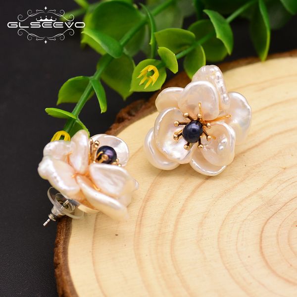 glseevo natural fresh water baroque flower white black pearl stud earrings 925 sterling silver earring for women jewelry ge0664 cj191201, Golden
glseevo natural fresh water baroque flower white black pearl stud earrings 925 sterling silver earring for women jewelry ge0664 cj191201, Golden