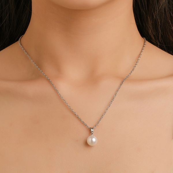 abdoabdo pearl necklace women classic jewelry simple wild pearl ladies silver necklace pendant short clavicle chain women
abdoabdo pearl necklace women classic jewelry simple wild pearl ladies silver necklace pendant short clavicle chain women