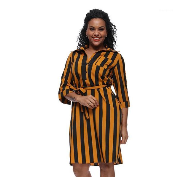 dress fashion striped 1/2 sleeve lapel neck dress new women summer designer dresses women casual shirt, Black;gray
dress fashion striped 1/2 sleeve lapel neck dress new women summer designer dresses women casual shirt, Black;gray