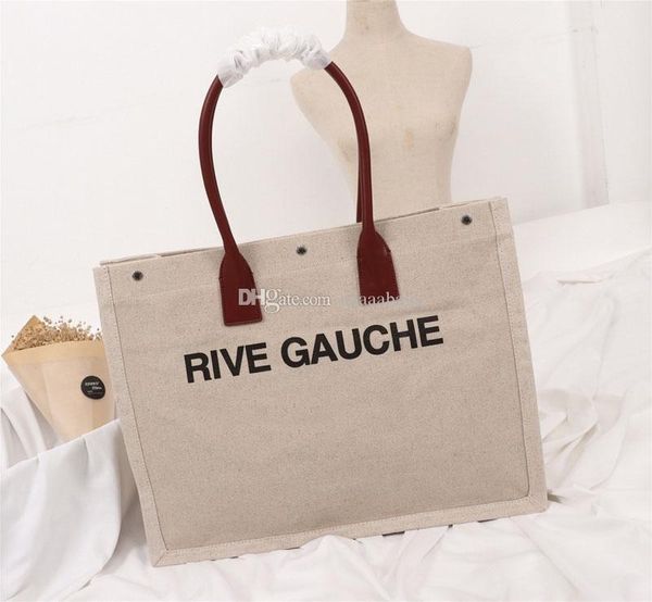 classic style rive gauche tote bag women's shopping bag handbag luxury designer flax beach bags travel bag size 48cm
classic style rive gauche tote bag women's shopping bag handbag luxury designer flax beach bags travel bag size 48cm