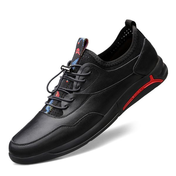 summer mens breathable skateboard shoes men fashion sneakers trainers shoes casual genuine leather 2019 new, Black
summer mens breathable skateboard shoes men fashion sneakers trainers shoes casual genuine leather 2019 new, Black