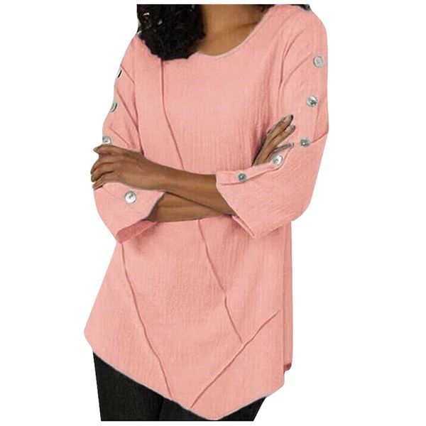 plus size women pullover shirt blouse vintage solid o neck long sleeve irregular irregular hem ladies loose blouse #lr3, White
plus size women pullover shirt blouse vintage solid o neck long sleeve irregular irregular hem ladies loose blouse #lr3, White