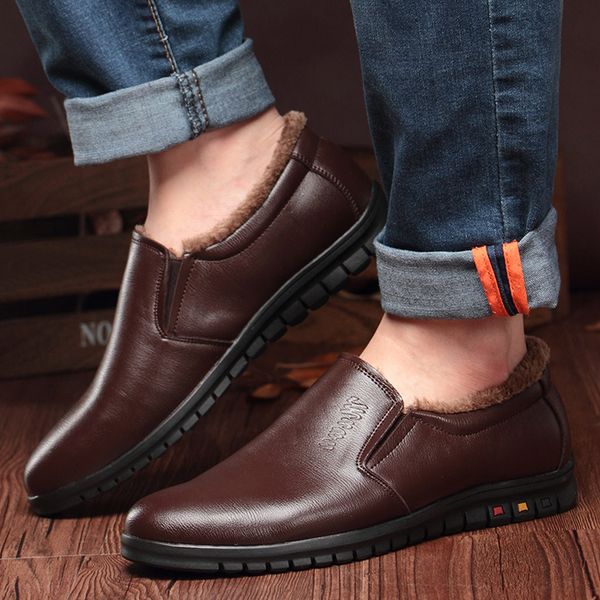 men shoes formal shoes men classic loafers business slip on mens wedding dress zapatos de hombre 8.5, Black
men shoes formal shoes men classic loafers business slip on mens wedding dress zapatos de hombre 8.5, Black