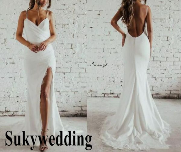 2019 new beach mermaid wedding dre e ide plit chiffon ummer bridal gown boho heath wedding gown
2019 new beach mermaid wedding dre e ide plit chiffon ummer bridal gown boho heath wedding gown