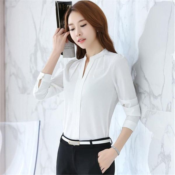 2018 korea fashion blouse women v-neck shirt summer work wear office ladies pink white long sleeve female plus size blouse
2018 korea fashion blouse women v-neck shirt summer work wear office ladies pink white long sleeve female plus size blouse