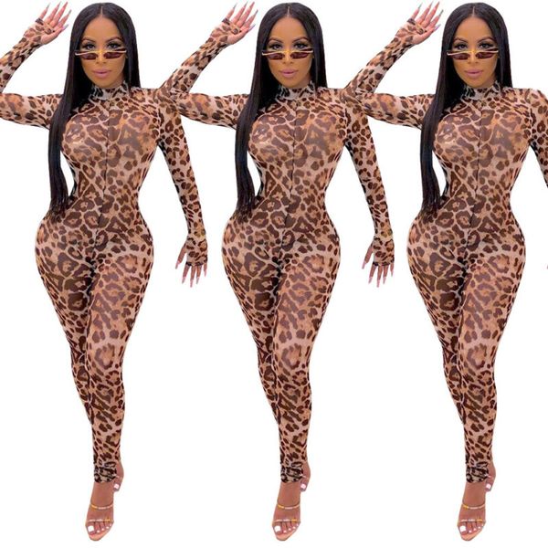 women long sleeve leopard jumsuit long sleeve turtle neck slim overalls female casual clubwear party skinny jumpsuits, Black;white
women long sleeve leopard jumsuit long sleeve turtle neck slim overalls female casual clubwear party skinny jumpsuits, Black;white