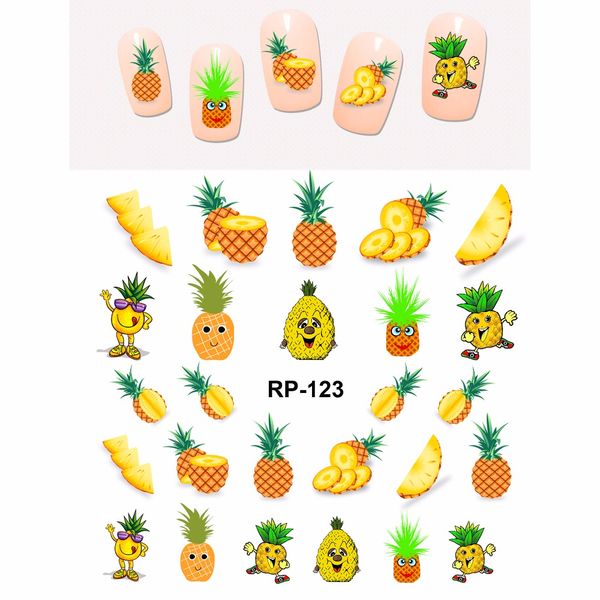 nail art beauty nail sticker water decal slider cartoon fruit orange lemon pear pine apple banana water melon rp121-126, Black
nail art beauty nail sticker water decal slider cartoon fruit orange lemon pear pine apple banana water melon rp121-126, Black