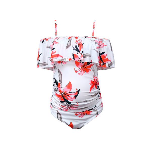 summer boho maternity swimwear plus size bathing suits maternity women floral bikini swimsuit beachwear pregnant swimming suits, White
summer boho maternity swimwear plus size bathing suits maternity women floral bikini swimsuit beachwear pregnant swimming suits, White