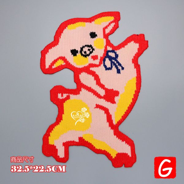 gugutree embroidery big pig patch animal patches badges applique patches for clothing dx-92, Black
gugutree embroidery big pig patch animal patches badges applique patches for clothing dx-92, Black