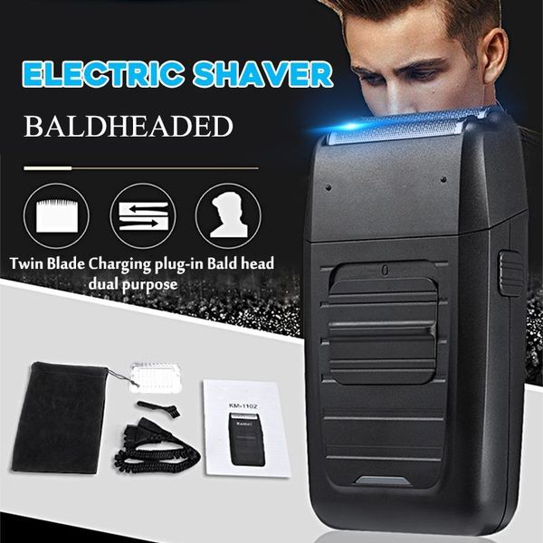 baldheaded machine cordless men twin blade reciprocating double-head razor rechargeable electric shaver ac/dc electric razors
baldheaded machine cordless men twin blade reciprocating double-head razor rechargeable electric shaver ac/dc electric razors