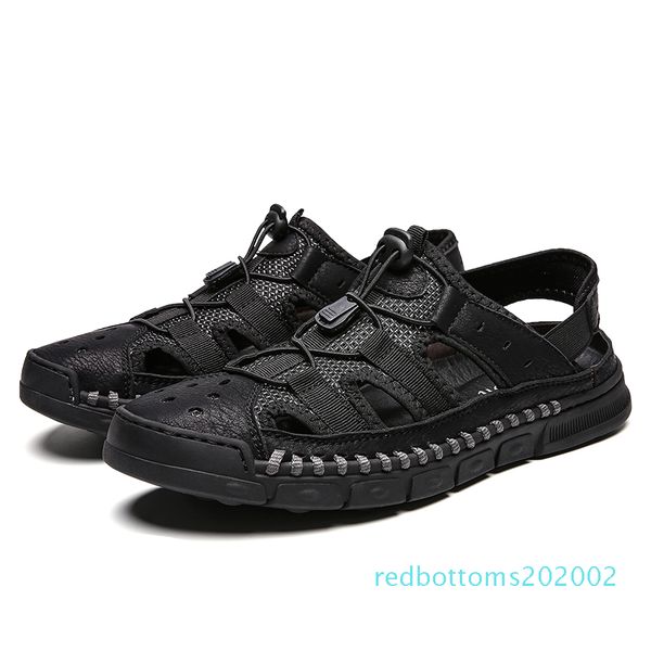 vryheid brand classic men soft sandals comfortable non-slip men summer leather sandals roman beach casual big size38-46 r03, Black
vryheid brand classic men soft sandals comfortable non-slip men summer leather sandals roman beach casual big size38-46 r03, Black