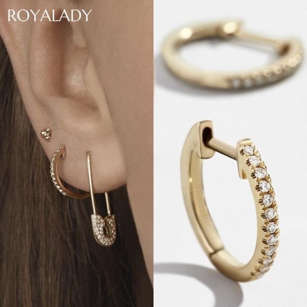 hoop & huggie 1pc simple small cz cartilage earrings for women girl rainbow cubic zirconia stud ear buckle punk piercing jewelry gift, Golden;silver
hoop & huggie 1pc simple small cz cartilage earrings for women girl rainbow cubic zirconia stud ear buckle punk piercing jewelry gift, Golden;silver