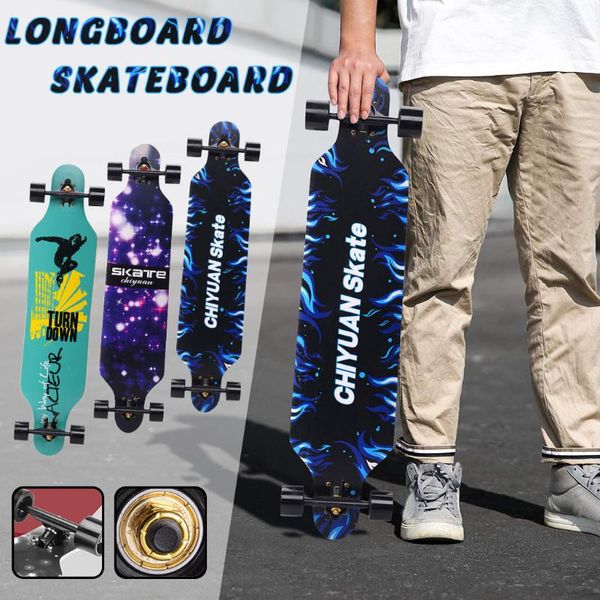 104cm longboard skateboard for adults kids skate board beginners professional hip patineta 12 patterns outdoor skating board
104cm longboard skateboard for adults kids skate board beginners professional hip patineta 12 patterns outdoor skating board