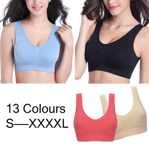 women high stretch sports bra quick-dry padded sports brassiere breathable seamless yoga running fitness sport bras, White;black
women high stretch sports bra quick-dry padded sports brassiere breathable seamless yoga running fitness sport bras, White;black