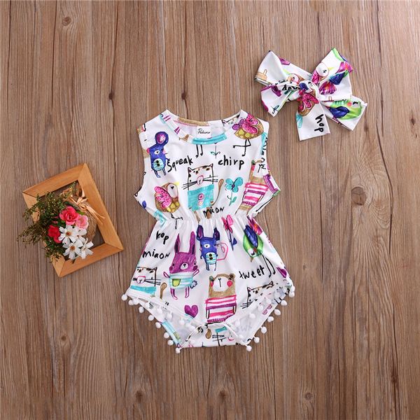 baby romper summer cartoon graffiti baby girls romper suits kids ins sleeveless rompers + hair band 2pcs set baby clothing dhl fj105, Blue
baby romper summer cartoon graffiti baby girls romper suits kids ins sleeveless rompers + hair band 2pcs set baby clothing dhl fj105, Blue