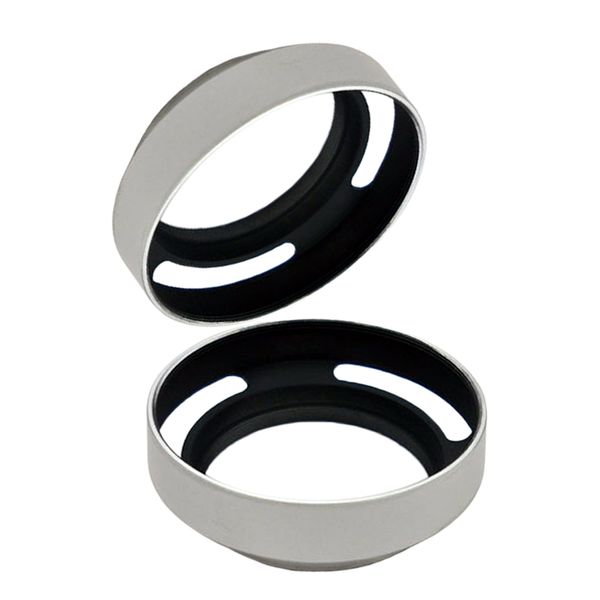 2pcs silver aluminium vented lens hood shade for leica 
2pcs silver aluminium vented lens hood shade for leica