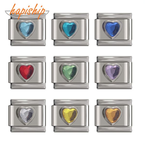 hapiship italian charm 9mm width original daisy heart charm fit 9mm bracelet stainless steel jewelry making dj33, Golden;silver
hapiship italian charm 9mm width original daisy heart charm fit 9mm bracelet stainless steel jewelry making dj33, Golden;silver