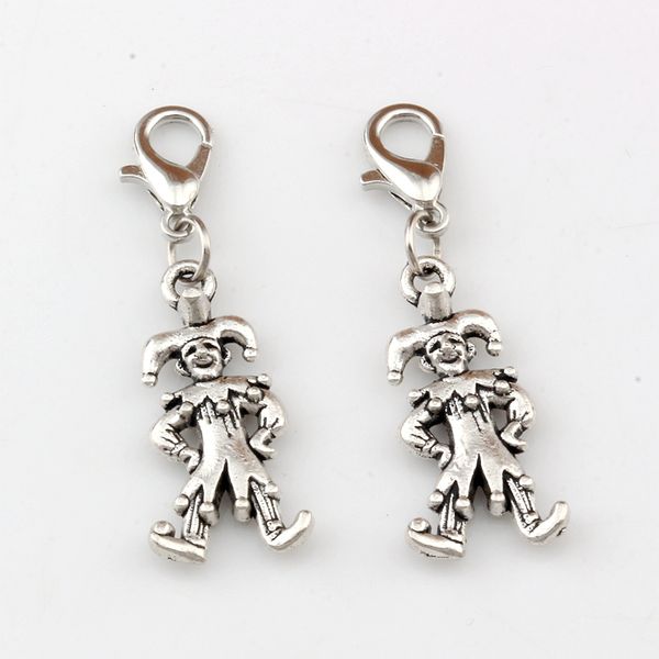 50pcs/lots antique silver 3d clown floating lobster clasps charm beads fit charm bracelet diy jewelry 12x38mm a-488b, Bronze;silver
50pcs/lots antique silver 3d clown floating lobster clasps charm beads fit charm bracelet diy jewelry 12x38mm a-488b, Bronze;silver