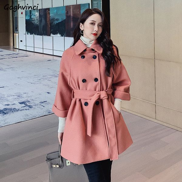 wool coat women solid long sleeve double breasted womens korean style comfortable fashions clothes elegant slim, Black
wool coat women solid long sleeve double breasted womens korean style comfortable fashions clothes elegant slim, Black