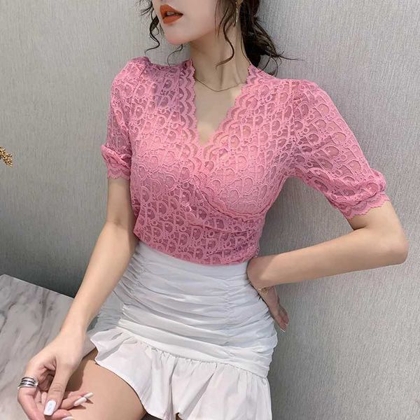 summer korean clothes t-shirt fashion lace ruffles women ropa mujer shirt short sleeve all match tees 2020 new t04825, White
summer korean clothes t-shirt fashion lace ruffles women ropa mujer shirt short sleeve all match tees 2020 new t04825, White