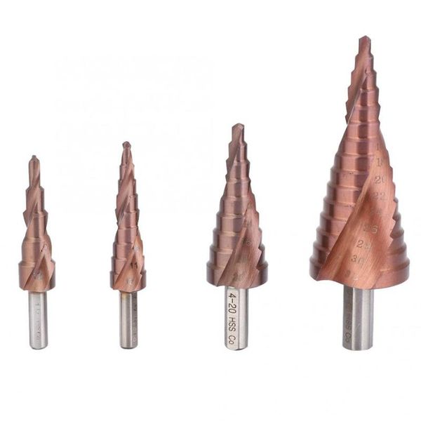 1 pcs step drill bit cobalt coating high speed steel m35 triangular shank hole opening tool
1 pcs step drill bit cobalt coating high speed steel m35 triangular shank hole opening tool