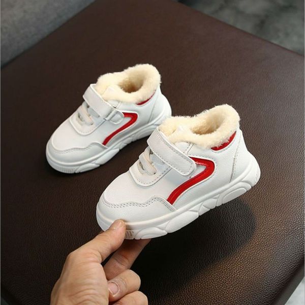 new chirldren casual white shoes for baby boys girls breathable mixed color anti-slip shoes plus velvet sneakers toddler soft soled 1-5y, Black;red
new chirldren casual white shoes for baby boys girls breathable mixed color anti-slip shoes plus velvet sneakers toddler soft soled 1-5y, Black;red