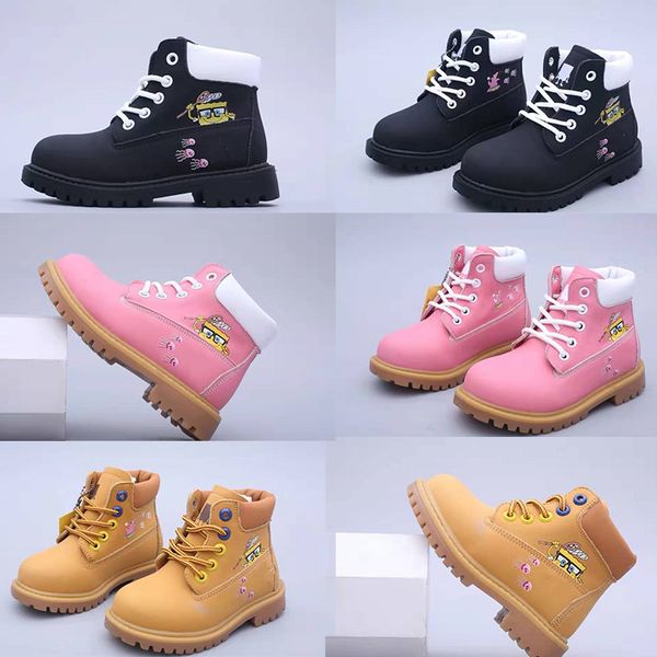 2020 new baby kids cat juniors tire leather boots children classic yellow pink black outdoor casual shoes size26-35
2020 new baby kids cat juniors tire leather boots children classic yellow pink black outdoor casual shoes size26-35