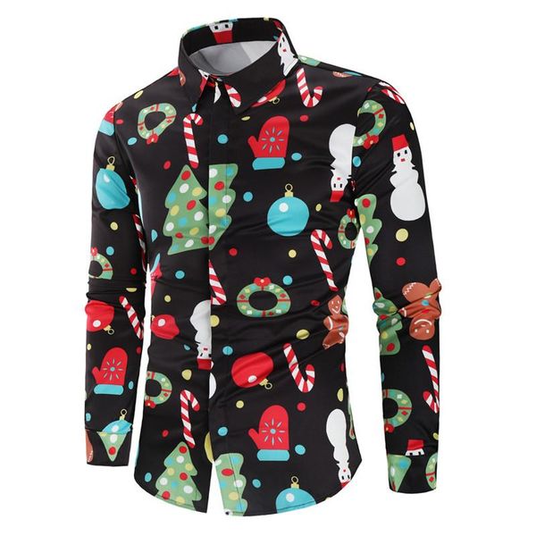 рождество печати mens casual рубашки мода тонкий отворотом шеи мужские рубашки повседневный конструктора однобортный мужчины одежда, White;black
рождество печати mens casual рубашки мода тонкий отворотом шеи мужские рубашки повседневный конструктора однобортный мужчины одежда, White;black