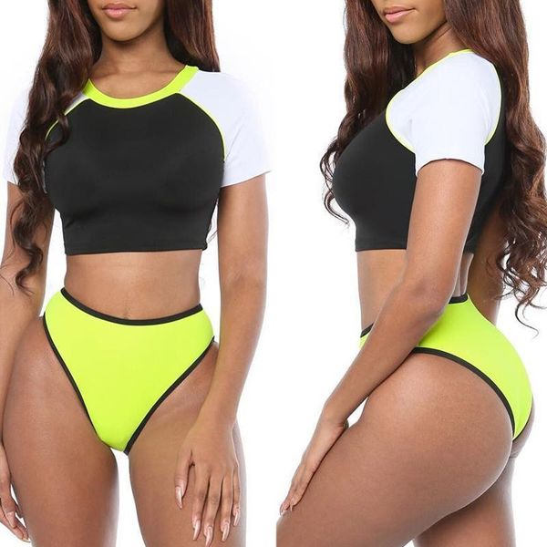 bikinx лето 2019 biquini неоновые спортивные купальники женщин купальный костюм футболки женский купальник push up high cut бикини набор куп, White;black
bikinx лето 2019 biquini неоновые спортивные купальники женщин купальный костюм футболки женский купальник push up high cut бикини набор куп, White;black