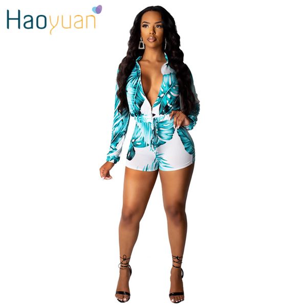 haoyuan zippper lace up playsuit long sleeves romper women clothes one piece overalls leaf print party club shorts jumpsuit, Black;white
haoyuan zippper lace up playsuit long sleeves romper women clothes one piece overalls leaf print party club shorts jumpsuit, Black;white