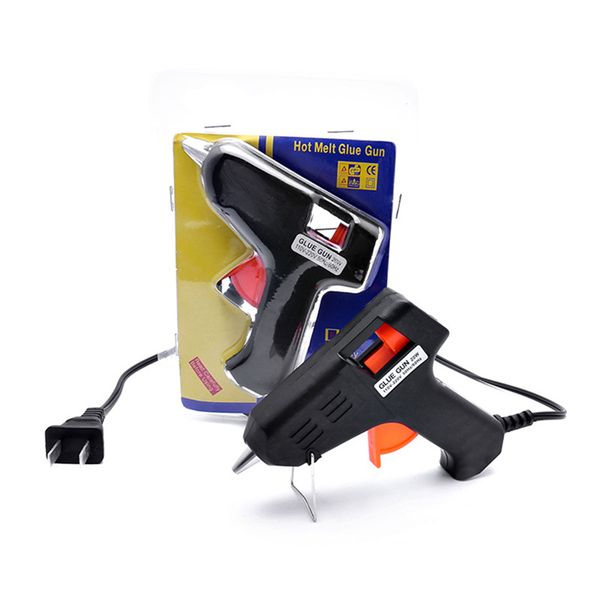 20w electric melt glue gun trigger & 10 adhesive sticks craft hobby