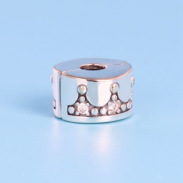 dazzling crown 925 sterling silver silicone clip for pandora cz diamond bracelet diy beaded charm with original box, Bronze;silver
dazzling crown 925 sterling silver silicone clip for pandora cz diamond bracelet diy beaded charm with original box, Bronze;silver