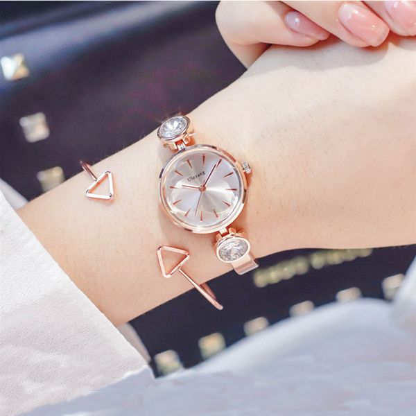 fashion rose gold lady wristwatch rhinestone minimalism luxury women bracelet watch ulzzang brand elegant casual female watch, Slivery;brown
fashion rose gold lady wristwatch rhinestone minimalism luxury women bracelet watch ulzzang brand elegant casual female watch, Slivery;brown
