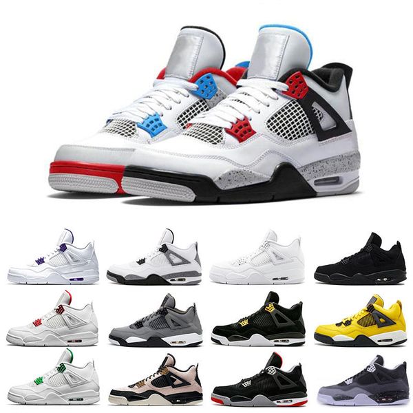 4 4s mens basketball shoes court purple loyal blue alternate motorsport bred pale fire red sports shoes size 7-13
4 4s mens basketball shoes court purple loyal blue alternate motorsport bred pale fire red sports shoes size 7-13