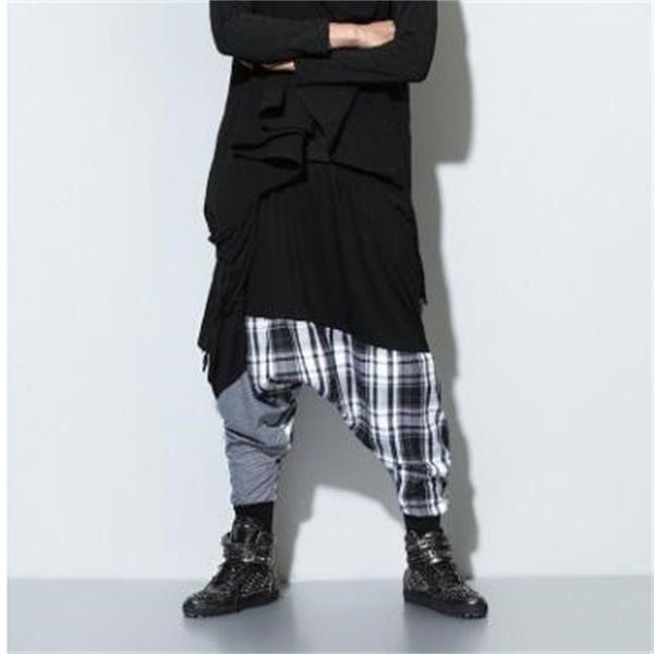 loose fitting plus size men harem pants hip hop patchwork fashion streetwear jogger homme baggy pants, Black
loose fitting plus size men harem pants hip hop patchwork fashion streetwear jogger homme baggy pants, Black