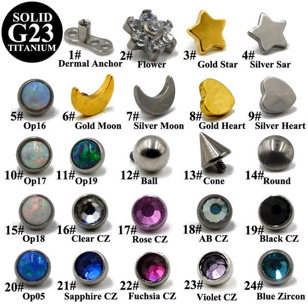 1pc tattoo dermal piercings flat cz gem micro titanium dermal anchor crystal skin diver star body piercing jewelry, Slivery;golden
1pc tattoo dermal piercings flat cz gem micro titanium dermal anchor crystal skin diver star body piercing jewelry, Slivery;golden