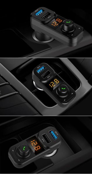 87.5~108mhz car mp3 player bluetooth 4.0 car fm transmitter wireless radio adapter usb charger #t15
87.5~108mhz car mp3 player bluetooth 4.0 car fm transmitter wireless radio adapter usb charger #t15