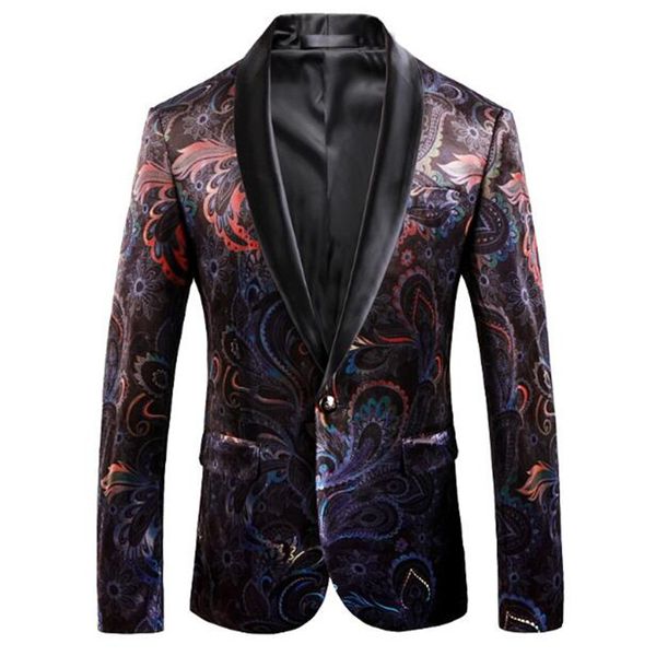 xiu luo 2019 blazer men luxury print shawl collar suit jacket men wedding dinner party stage singer costumes terno masculino, White;black
xiu luo 2019 blazer men luxury print shawl collar suit jacket men wedding dinner party stage singer costumes terno masculino, White;black