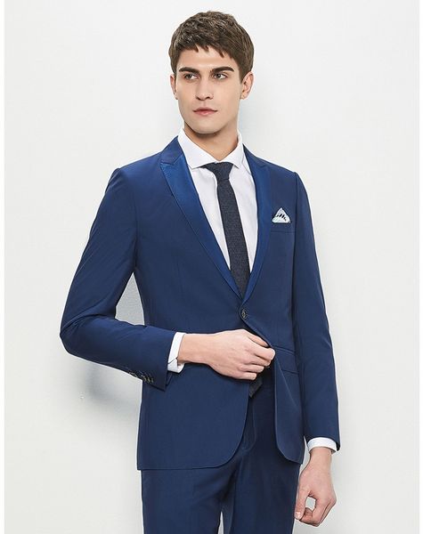 2020 slim fit groom tuxedos dark blue man suit notch lapel groomsman men wedding suits bridegroom(jacket+pants, Black;gray
2020 slim fit groom tuxedos dark blue man suit notch lapel groomsman men wedding suits bridegroom(jacket+pants, Black;gray