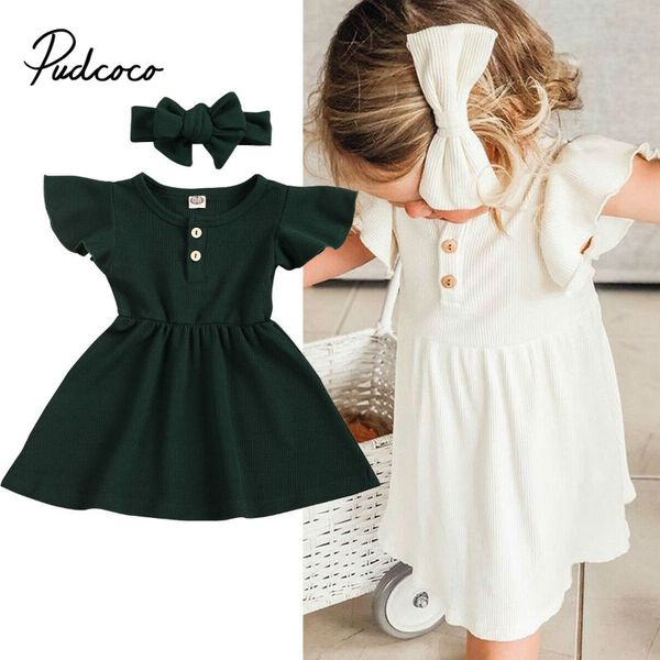 children baby girls kids dress clothes summer kids party birthday outfits 6m-4y bow headband set christening baby girls, White
children baby girls kids dress clothes summer kids party birthday outfits 6m-4y bow headband set christening baby girls, White