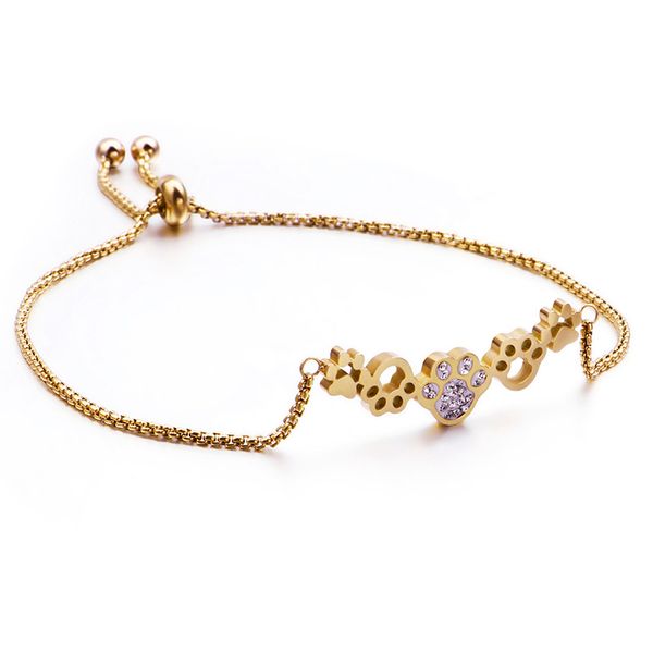 fashion girl bracelets gold rose stainless steel crystal bracelets jewelry, Black
fashion girl bracelets gold rose stainless steel crystal bracelets jewelry, Black