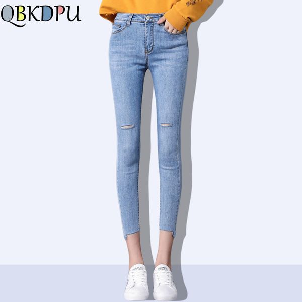 split jeans female denim pants black color womens jeans donna stretch bottoms feminino skinny pants for women ankle-length, Blue
split jeans female denim pants black color womens jeans donna stretch bottoms feminino skinny pants for women ankle-length, Blue