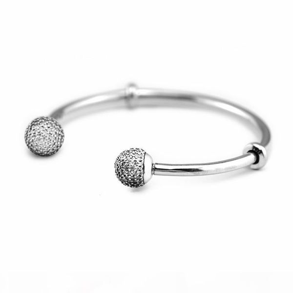 new authentic 925 sterling silver jewelry signature clasp silver bracelets with clear crystal bangle for women diy jewelry accessorie, Golden;silver
new authentic 925 sterling silver jewelry signature clasp silver bracelets with clear crystal bangle for women diy jewelry accessorie, Golden;silver