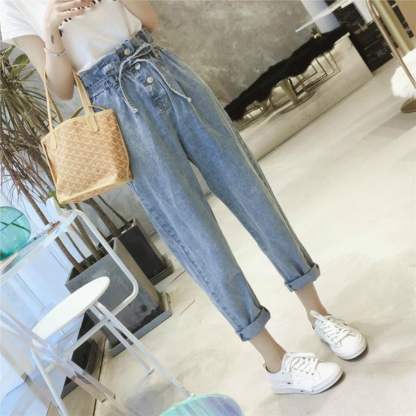 summer autumn women washed high waist casual denim pants loose straight jeans for woman jean plus size 5xl, Blue
summer autumn women washed high waist casual denim pants loose straight jeans for woman jean plus size 5xl, Blue