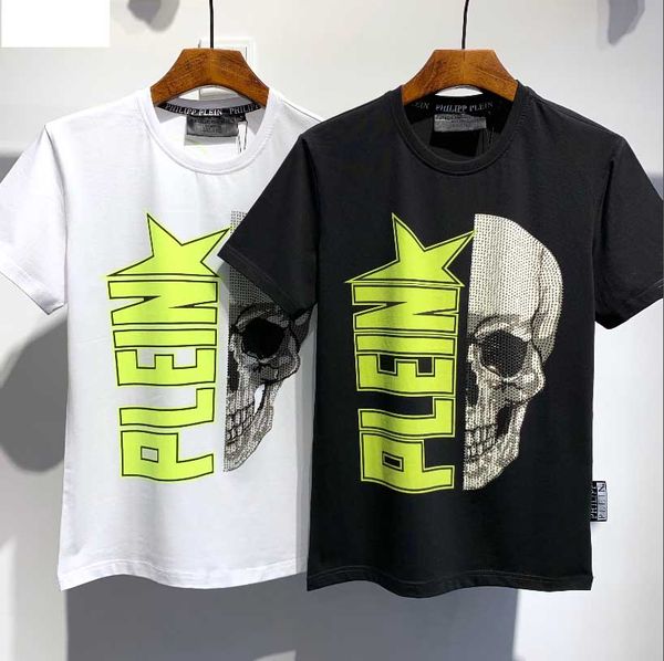 pp tide brand short sleeved mens designer t-shirt cotton summer t-shirt punk rhinestone skull t-shirt hip-hop t shirt slim short sleeve, White;black
pp tide brand short sleeved mens designer t-shirt cotton summer t-shirt punk rhinestone skull t-shirt hip-hop t shirt slim short sleeve, White;black