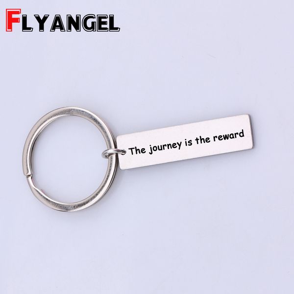 engraved keyrings the journey is reward inspiration gift key holder inspirational gift for graduates simple fashion bag charm, Silver
engraved keyrings the journey is reward inspiration gift key holder inspirational gift for graduates simple fashion bag charm, Silver