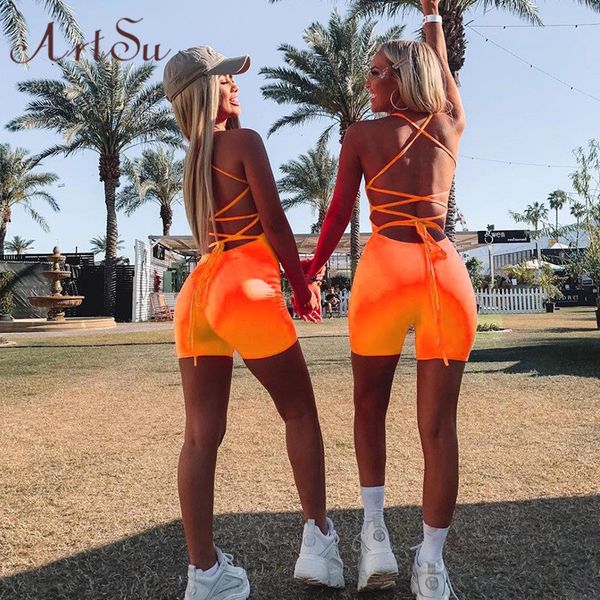 strappy bodycon romper shorts women open back jumpsuit neon green orange playsuit club one piece outfits asju60041, Black;white
strappy bodycon romper shorts women open back jumpsuit neon green orange playsuit club one piece outfits asju60041, Black;white