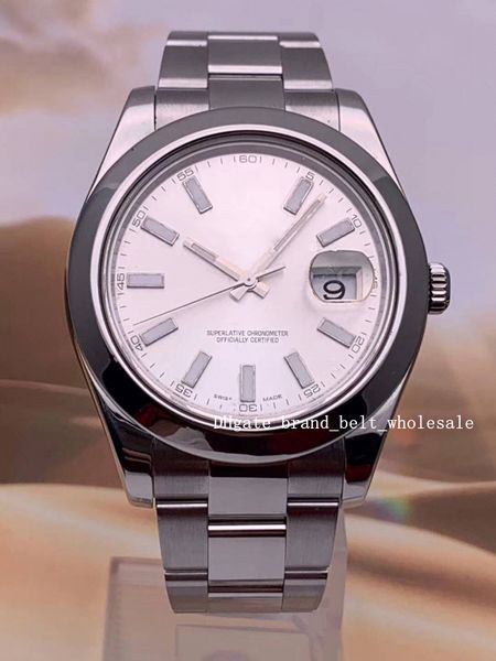 shopkeeper recommend luxury stainless steel 41mm 116300 silver index dial steel automatic men's watch ing, Slivery;brown
shopkeeper recommend luxury stainless steel 41mm 116300 silver index dial steel automatic men's watch ing, Slivery;brown