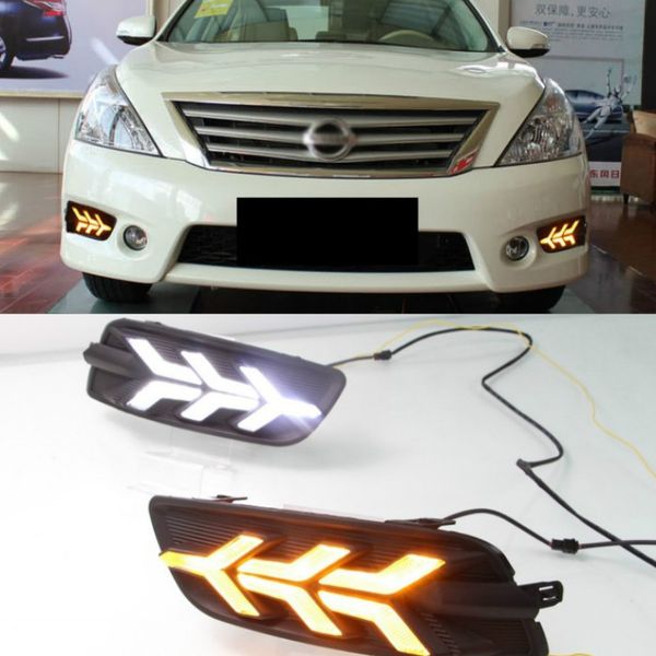 автомобиль белого сид drl для altima teana j32 2011 2012 дневные ходовые огни переднего бампера сигнала поворота лампы
автомобиль белого сид drl для altima teana j32 2011 2012 дневные ходовые огни переднего бампера сигнала поворота лампы